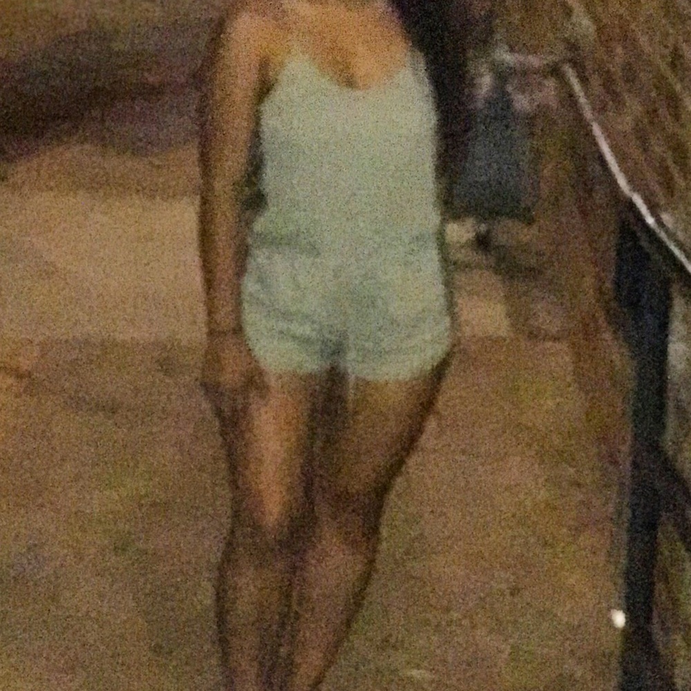 Olive green romper